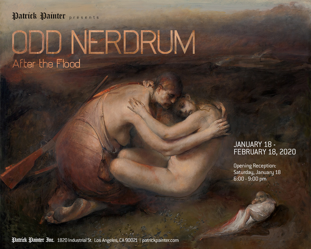 Odd Nerdrum – After the Flood exhibition showcard